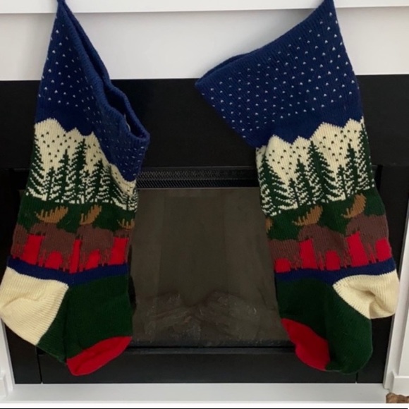 Huge Moose knit Christmas stocking - Picture 3 of 6